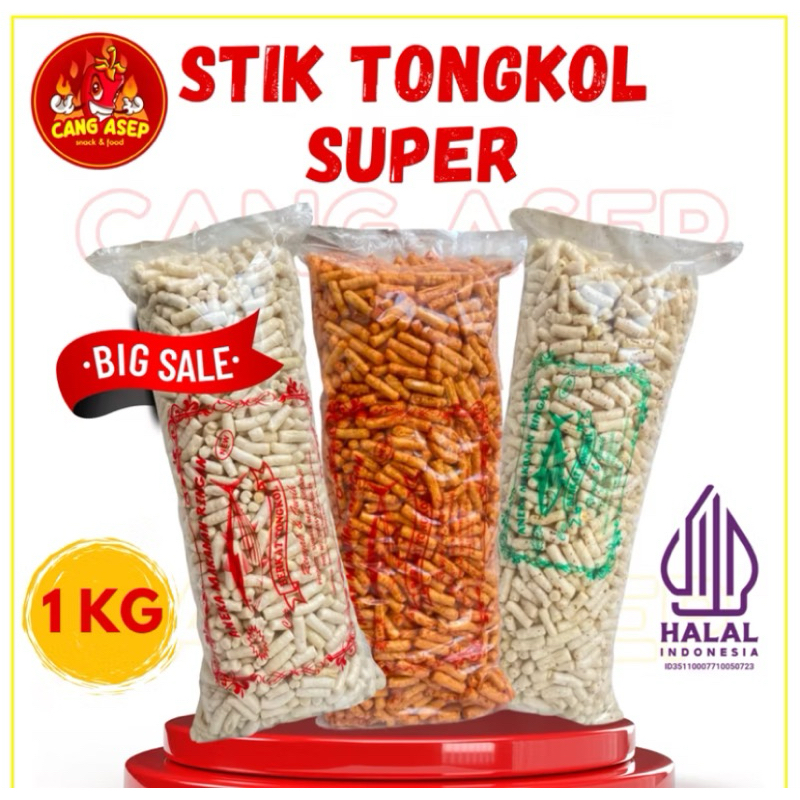 

PROMO!! STIK TONGKOL SUPER 1KG - Makanan Ringan Cemilan Snack Food