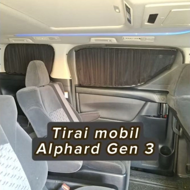 Tirai mobil Alphard Gen 3.
