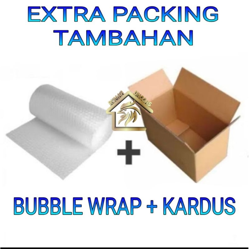 

PACKING TAMBAHAN KARDUS DAN BUBBLE WRAP
