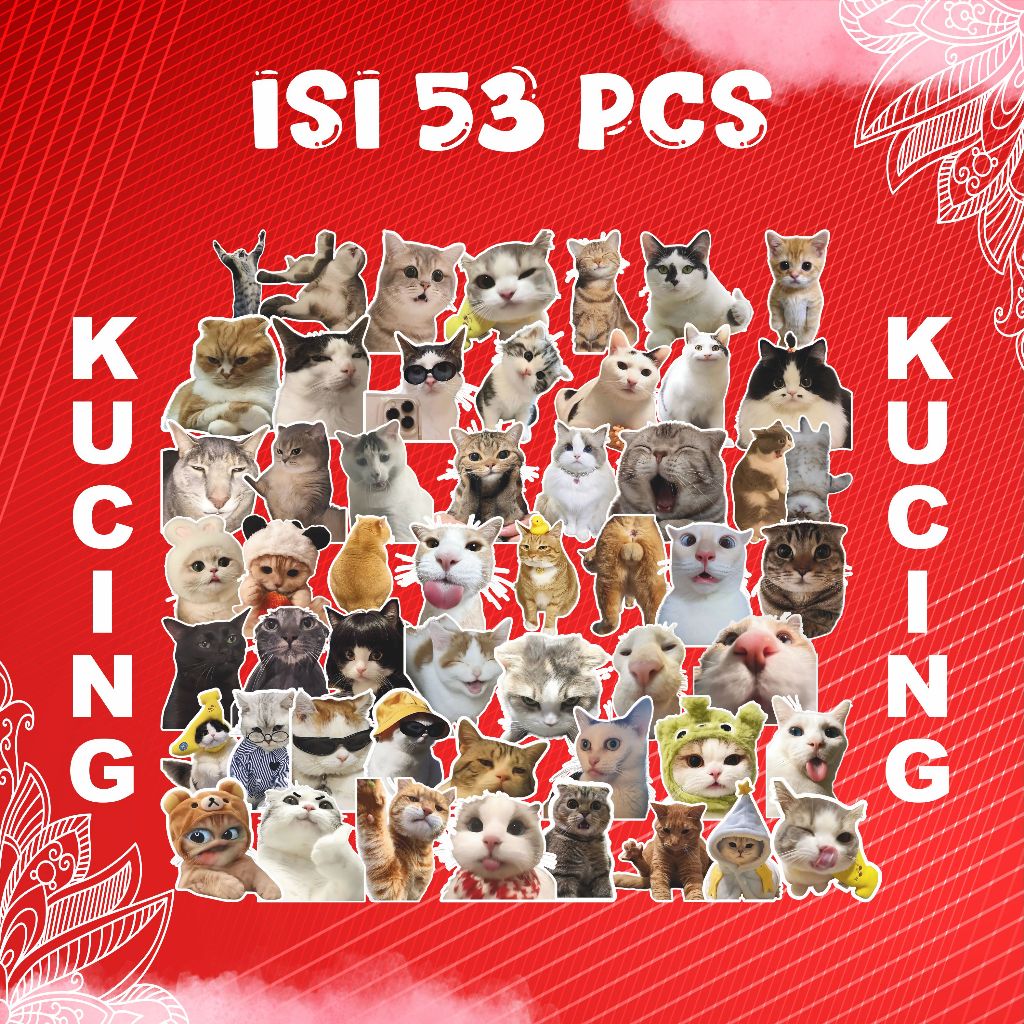 

Stiker Viral Hewan Kucing Lucu Imut (53 PCS) – Koleksi Unik untuk Dekorasi Laptop, Case,Tumbler DLL