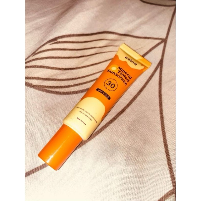 Azloe tinted sunscreen preloved 2x oles