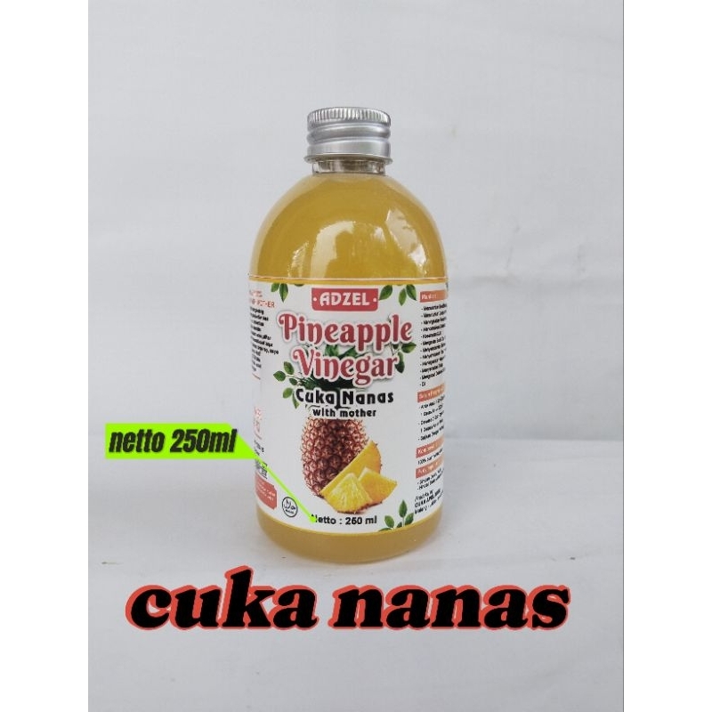 

cuka nanas murni 250ml - cuka nanas with mother - cuka nanas untuk kesehatan - cuka nanas premium