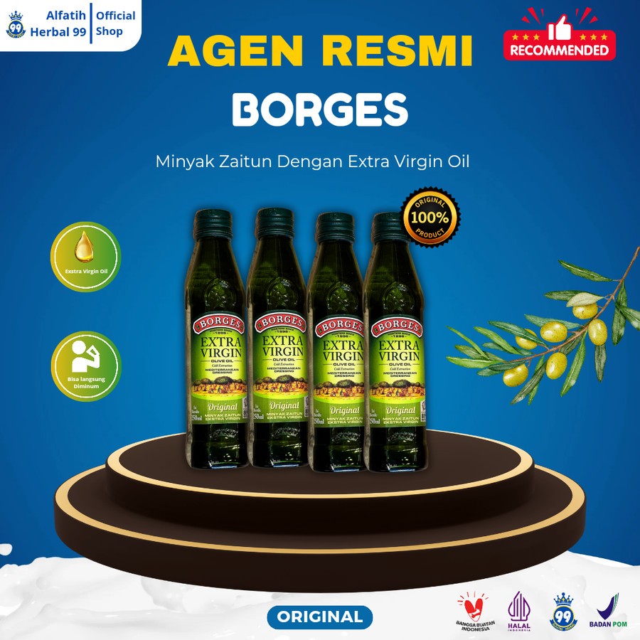 

MINYAK ZAITUN BORGES EXSTRA VIRGIN OLIVE OIL ORIGINAL 100%
