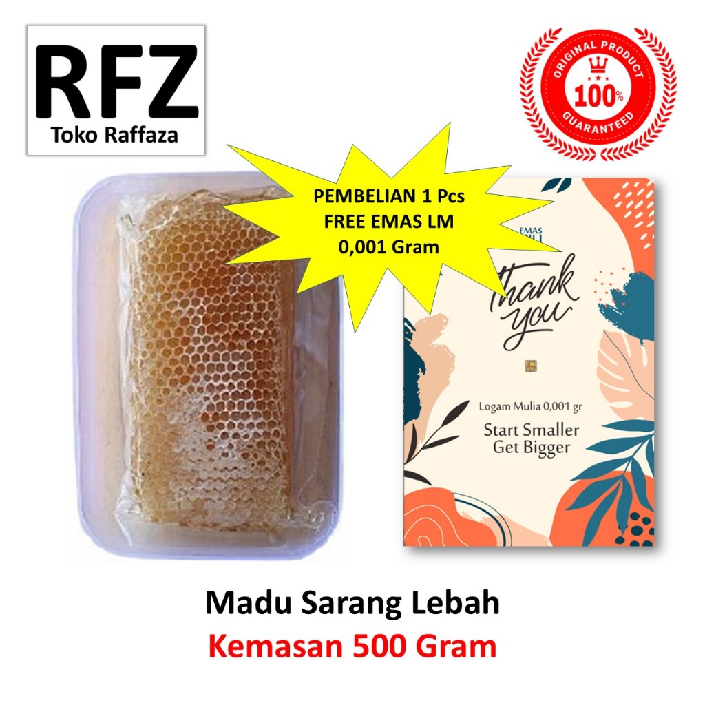 

Madu Sarang Lebah Melifera 500 Gram