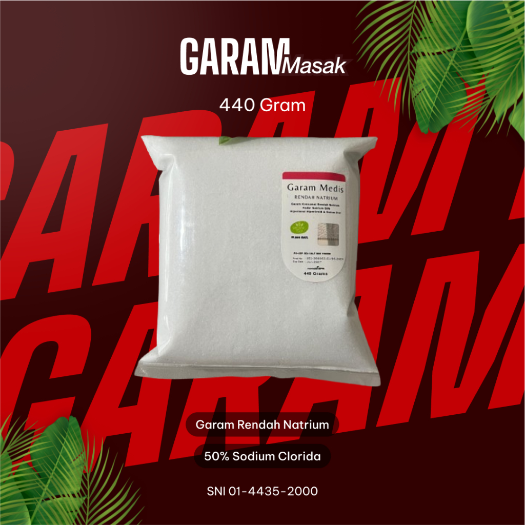 

Garam Khusus Penderita Darah Tinggi / Hipertensi - Garam Rendah Natrium