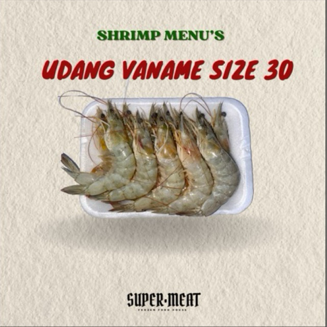 

Udang Vaname Size 30-35 / Udang Vaname Tambak / Udang Vaname Freshly Frozen