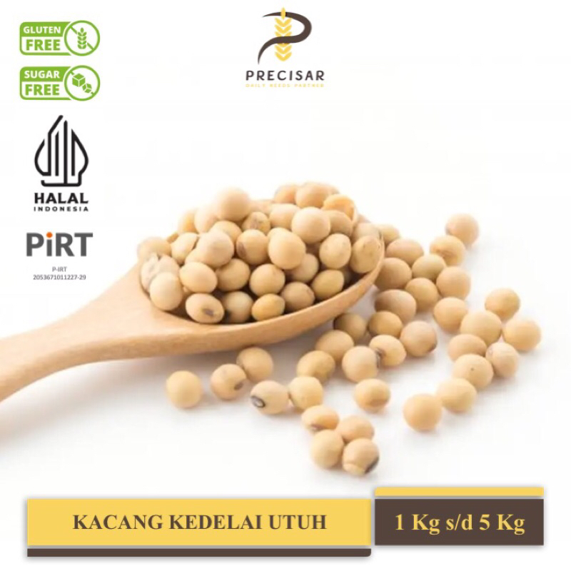 

Kacang Kedelai Utuh / Whole Soya Bean - Natural | Vegan | Gluten Free | Sugar Free - 1Kg s/d 5Kg