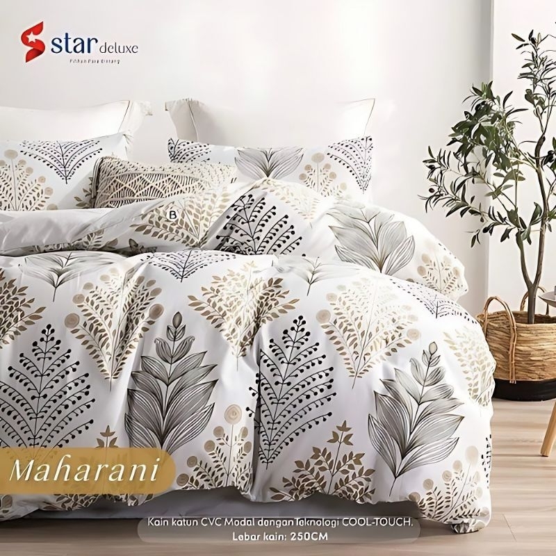 Bedcoverset 180x200x40 (sprei+bedcover)bahan katun cvc sprei homemade