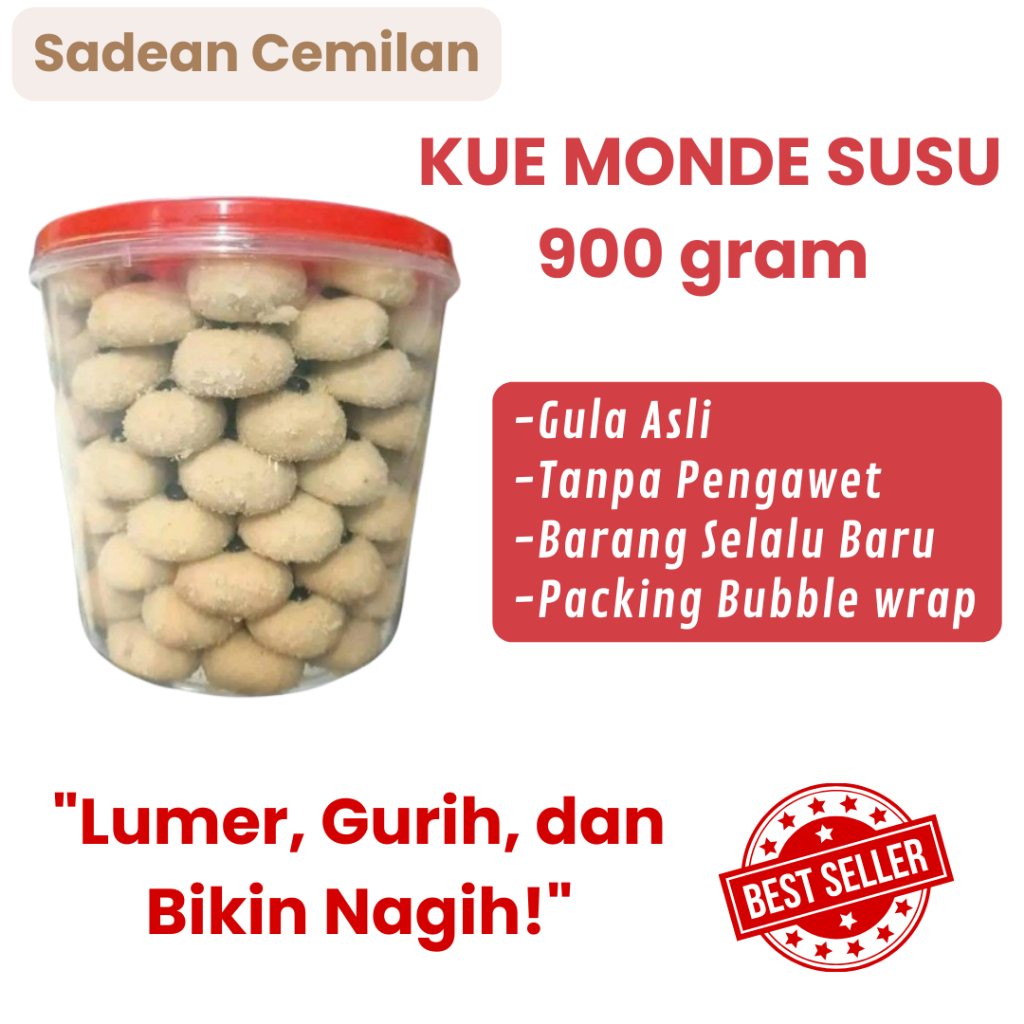 

Kue Monde Susu Kue Janit Janda Genit Monde 900 Gram ORIGINAL FRESH