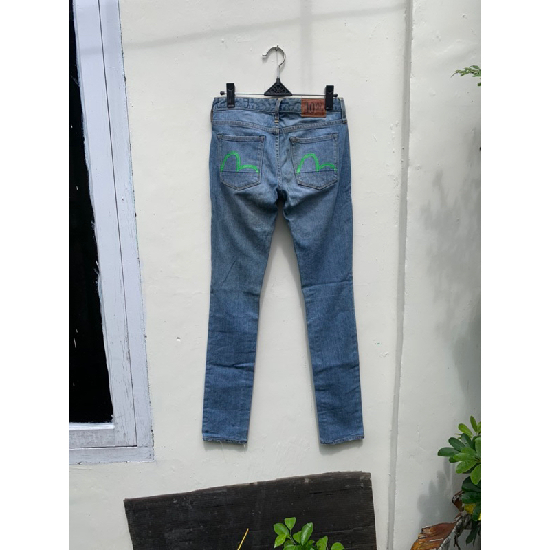 EVISU POCKET LOGO WOMEN Y2K PANTS