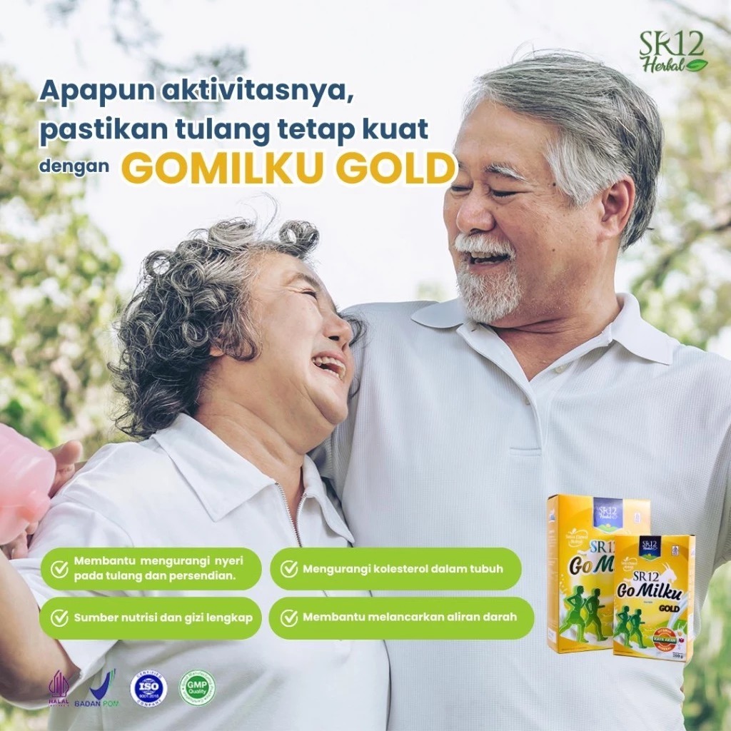

SR12 Gomilku Gold Susu Kambing Etawa Rendah Lemak Tinggi Kalsium Bebas Gula / Menjaga Kesehatan Tulang Otot dan Sendi BPOM/ Menyehatkan lambung