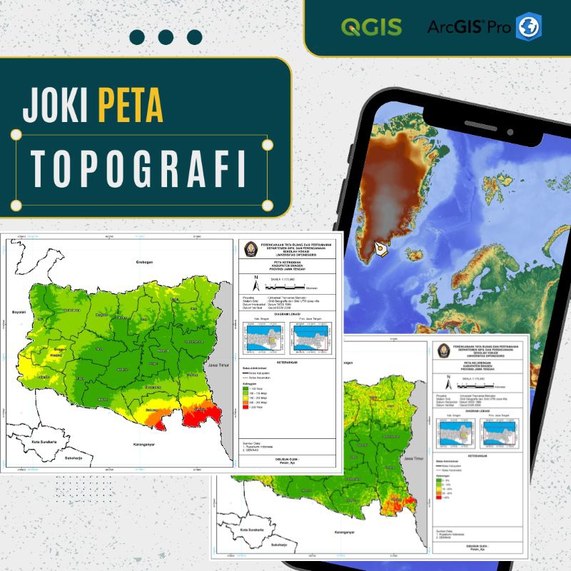 Jasa Pembuatan Peta Topografi