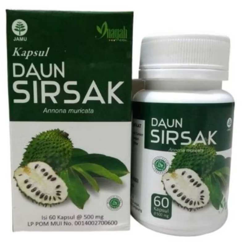 

Kapsul Daun Sirsak Herbal Inayah untuk Penyakit liver