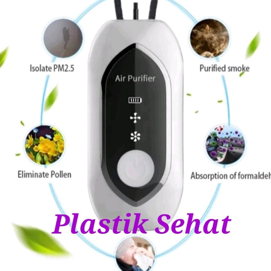 Diskon Poble Air Purifier Necklace Kalung Aiurifier Ionizer