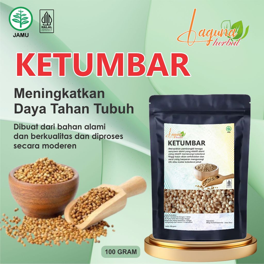 

Biji Ketumbar Coriander 100 gram Herbal Asli