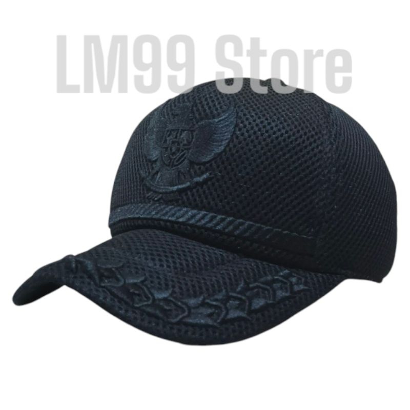 Topi Garuda Hitam Premium