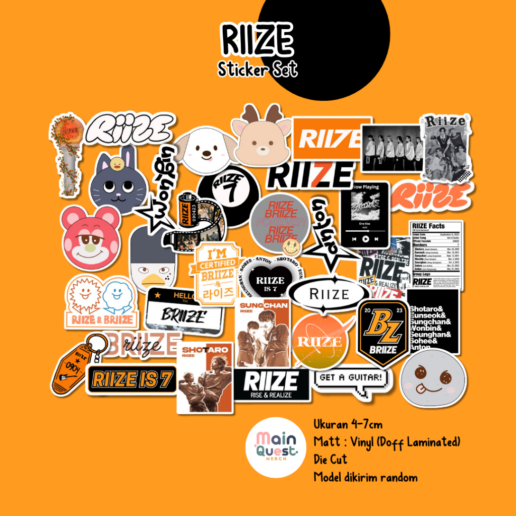 

Sticker Riize | Sticker Aesthetic / Sticker Tumblr / Sticker Laptop / Sticker Anti Air / Sticker Vinyl / Sticker Die Cut / Sticker Kpop / Sticker Cute