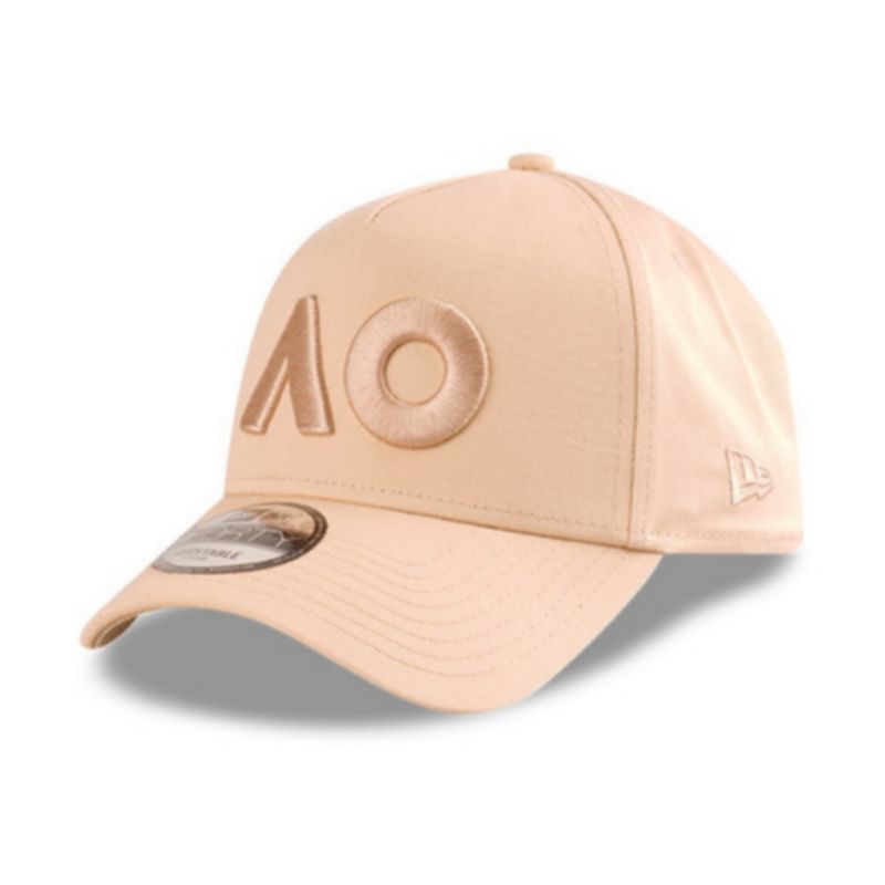 Topi New Era Cap Australian Open Tennis Oatmilk Type A Frame 9Forty Adjustable Original