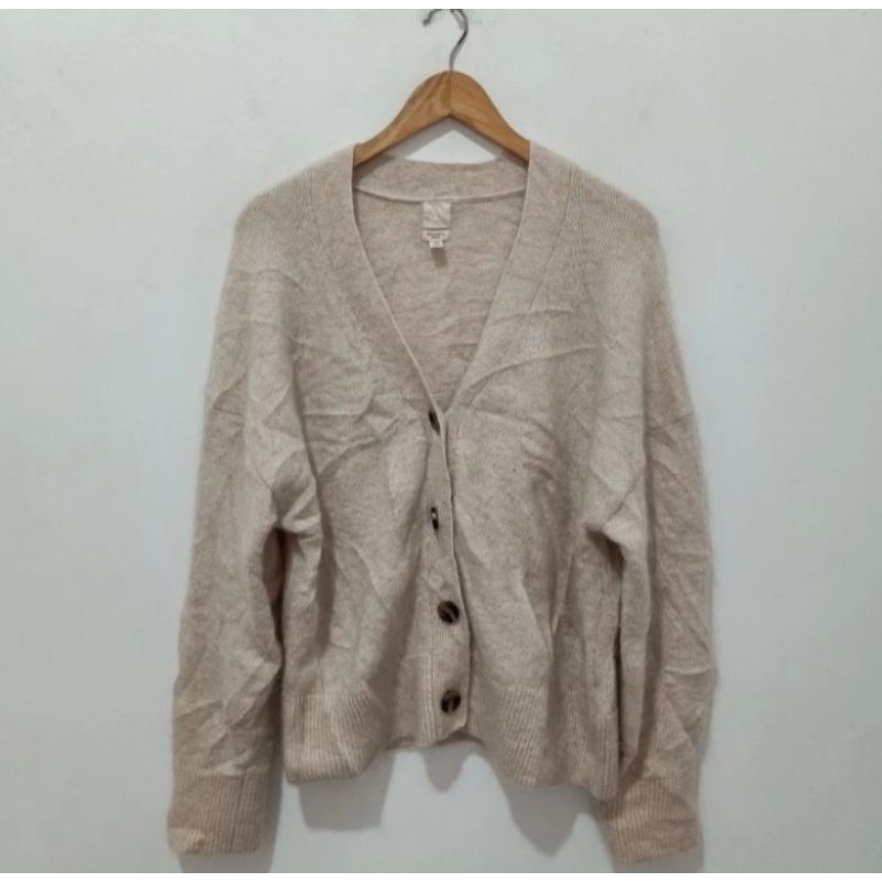 H&M Mohair Wool Blend Cardigan