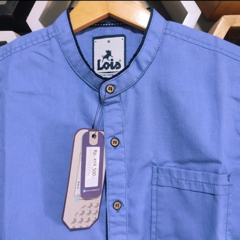 Baju Koko pria Kemeja Koko Lois originall terbaru