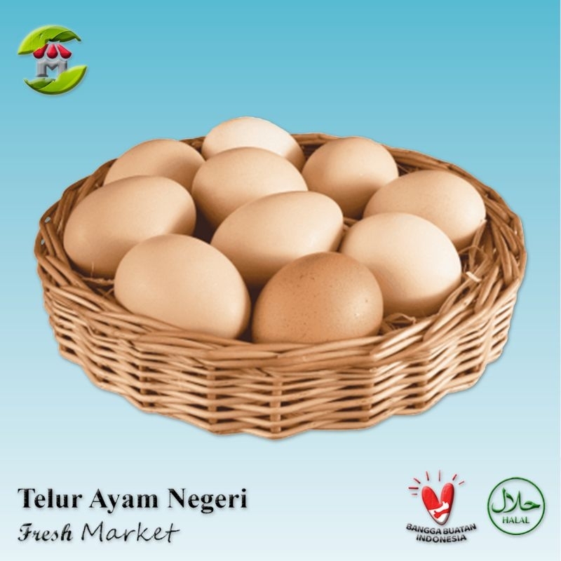 

[BOGOR] Telur Ayam Negeri Pack 950gr - 1kg