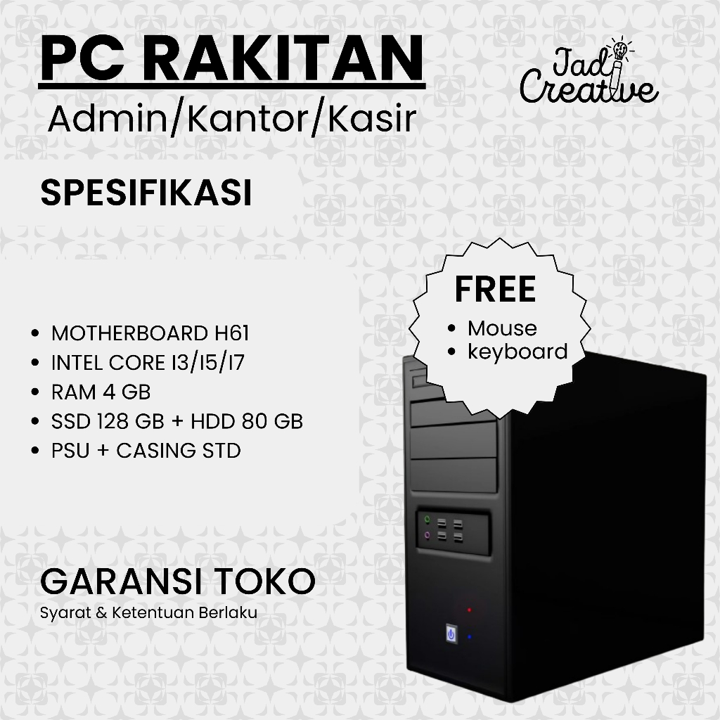 PC / CPU / Komputer Rakitan