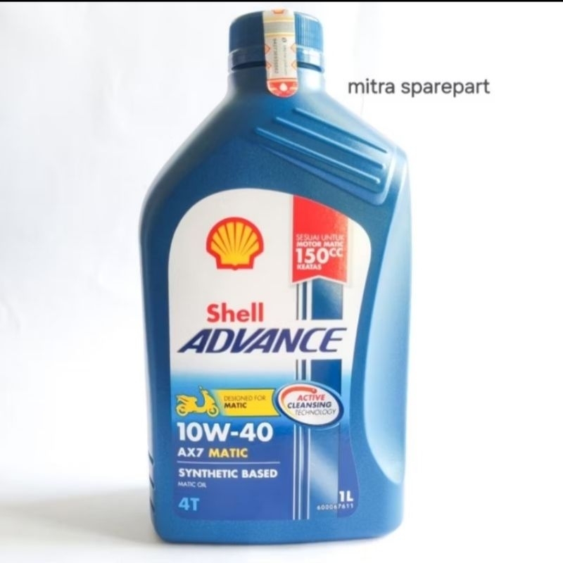 SHELL ADVANCE AX7 MATIC 1LITER [Full Sintetis]