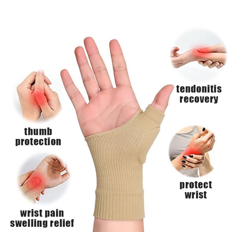 ISA 1 Pasang Wrist Support Deker Pergelangan Tangan Pergelangan Tangan Cedera Wrist Thumb Support