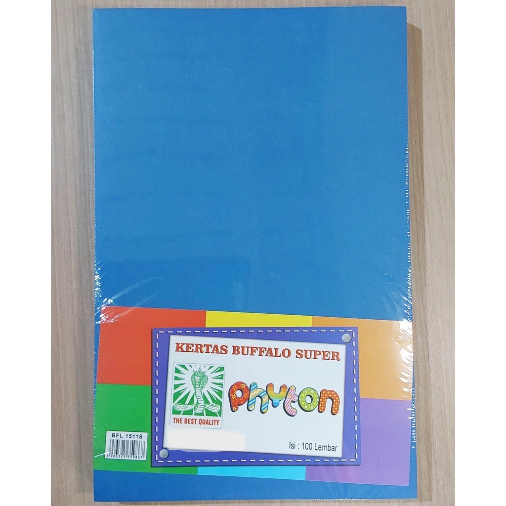 

(PAK) KERTAS BUFALLO POLOS PHYTON BIRU TUA TERANG 61x86 / KERTAS BUFALLO