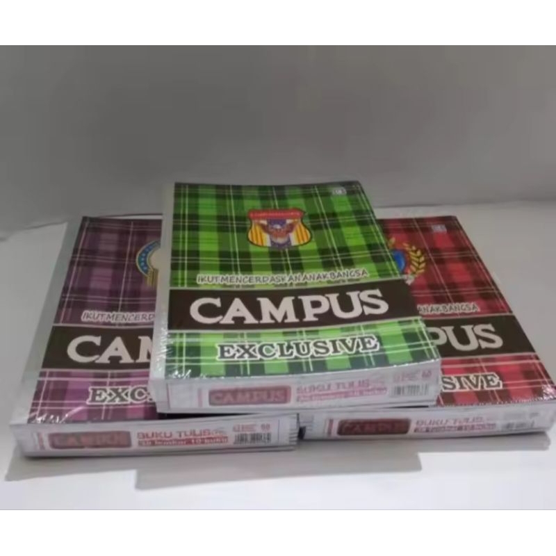 

Promo Buku Tulis campus eksklusif isi 38 lembar// Buku Tulis Sekolah 1 pak isi 10 buku .