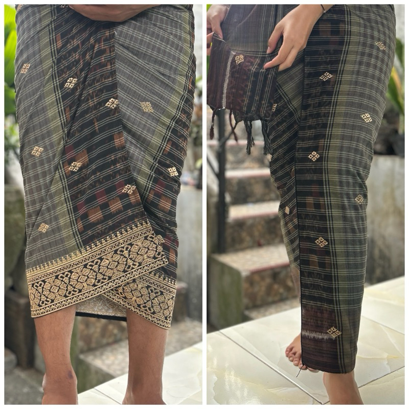 couple endek bordir premium