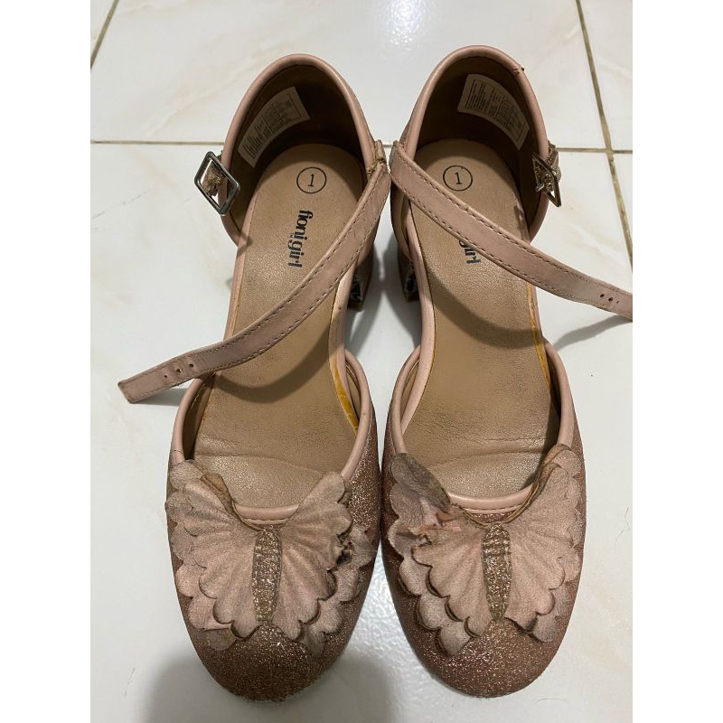 Preloved sepatu heels anak payless fioni girl size 32