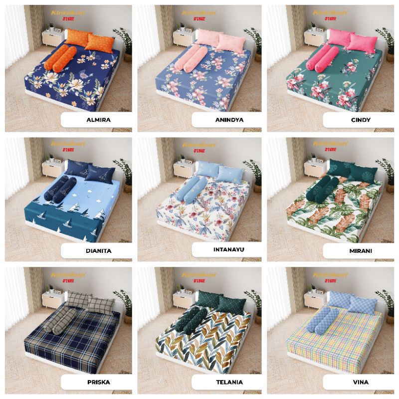 SPREI KINTAKUN 180X200 KING SIZE KINTAKUN DELUXE / KINTAKUN SPREI 180X200 KING SIZE