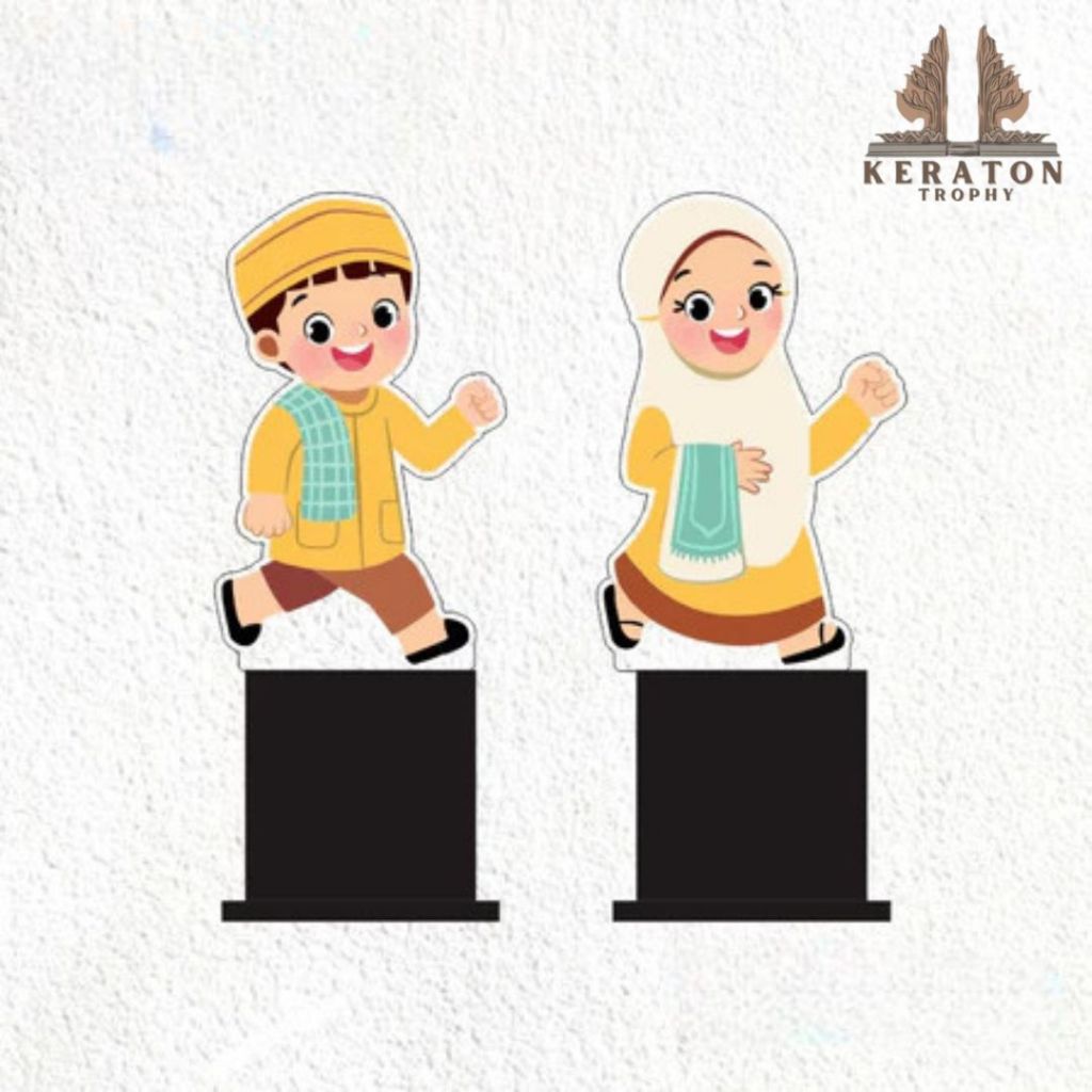 Piala Islami Piala Anak Muslim Piala Sekolah Piala mengaji Akrilik Custom