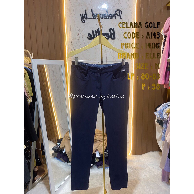 celana golf wanita second ori