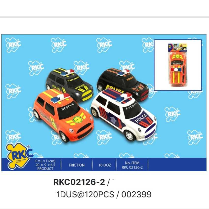 Mainan Mobil Sedan Avanza Polisi RKC02126-2