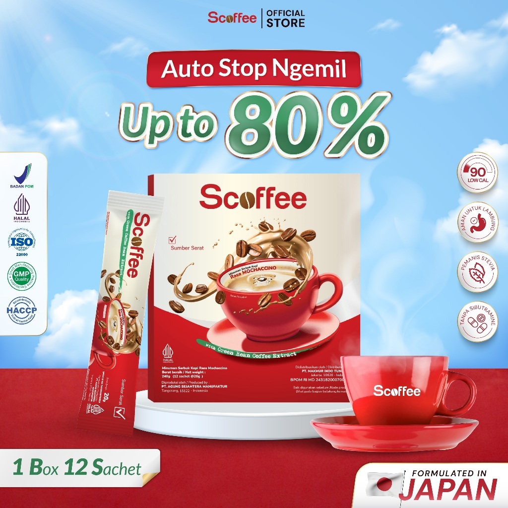 

S Coffee by Slimsure Kopi Diet Energi Pengontrol Nafsu Makan - 12 Sachet