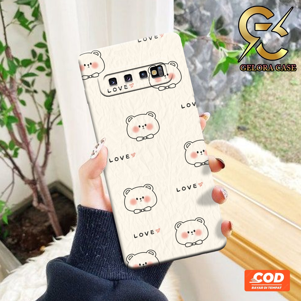 Softcase Samsung Galaxy S10 Plus - Geloracase - Casing Samsung Galaxy S10 Plus - Motif case Cartoon 