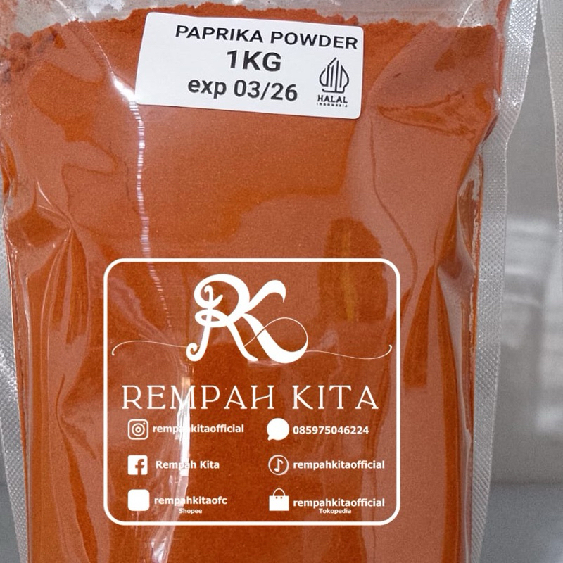 

PAPRIKA POWDER | PAPRIKA BUBUK | REMPAH KITA OFFICIAL