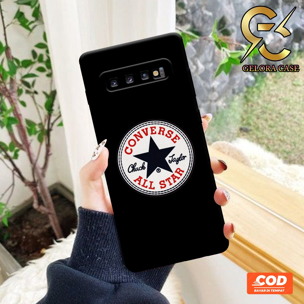 Softcase Samsung Galaxy S10 Plus - Geloracase - Casing Samsung Galaxy S10 Plus - Motif case Logo - S