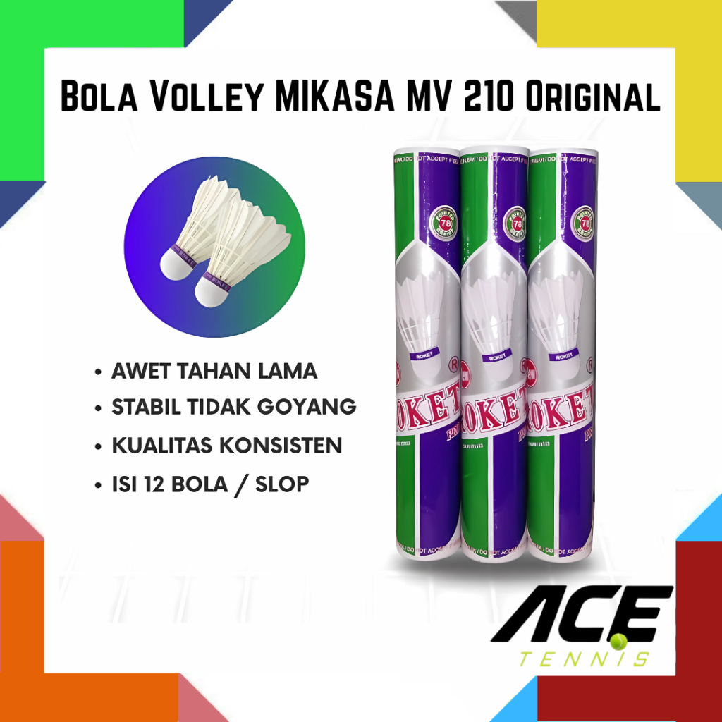 Shuttlecock Badminton / Kok Bulutangkis Roket Ungu