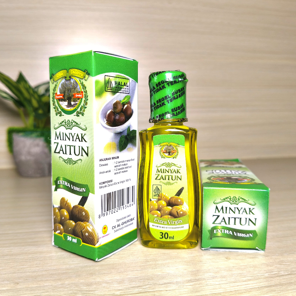 

Minyak Zaitun Extra Virgin Murni 100% Isi 30ml