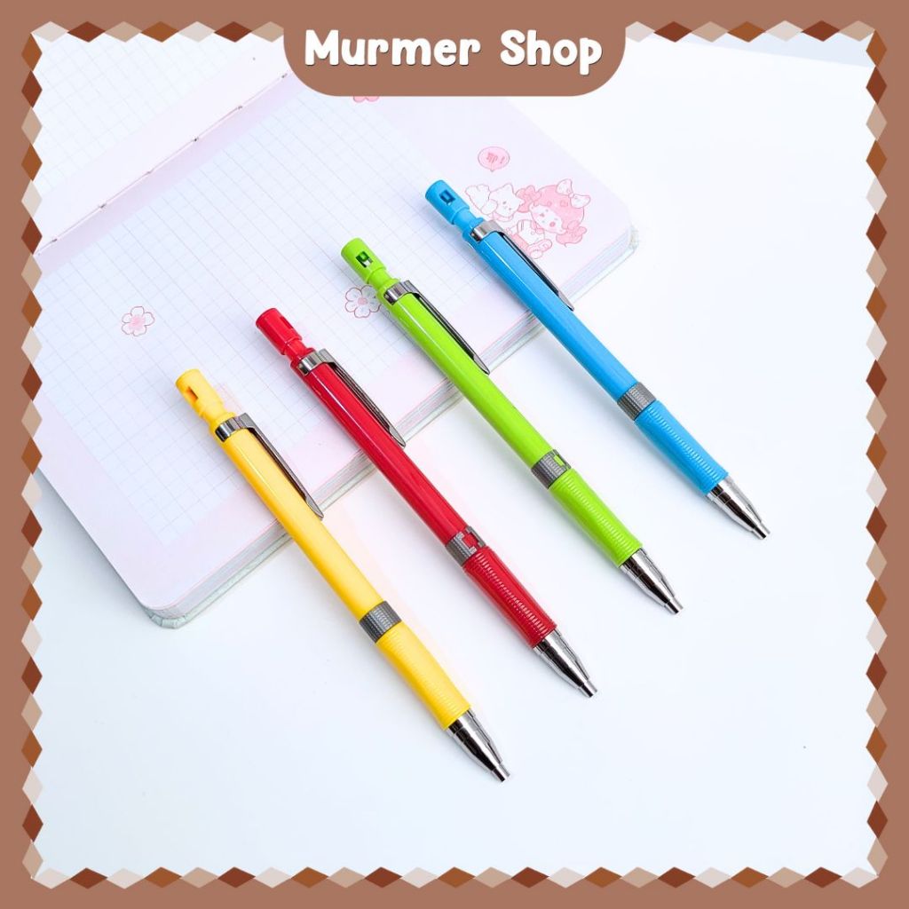 

Pensil Mekanik Jun Da TY-820 2mm Full Color Pencil Isi Ulang Refill Mechanical Cetek Lead