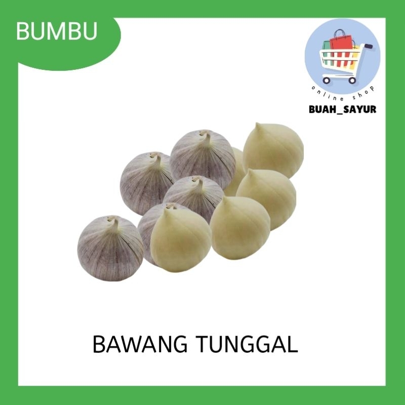 

Bawang Putih Tunggal jumbo/ lanang inpor Bijian