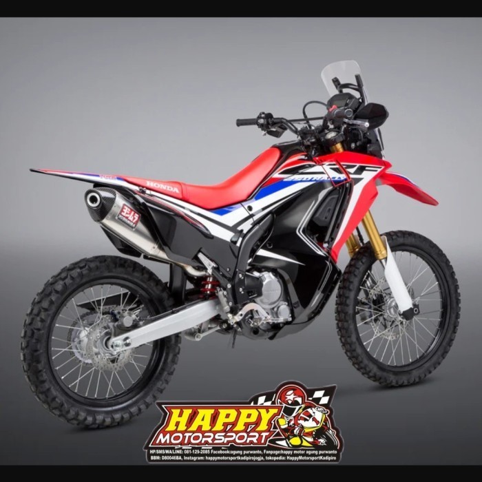 Knalpot Fullsystem Yoshimura RS-4 Honda CRF250L Rally Original USA