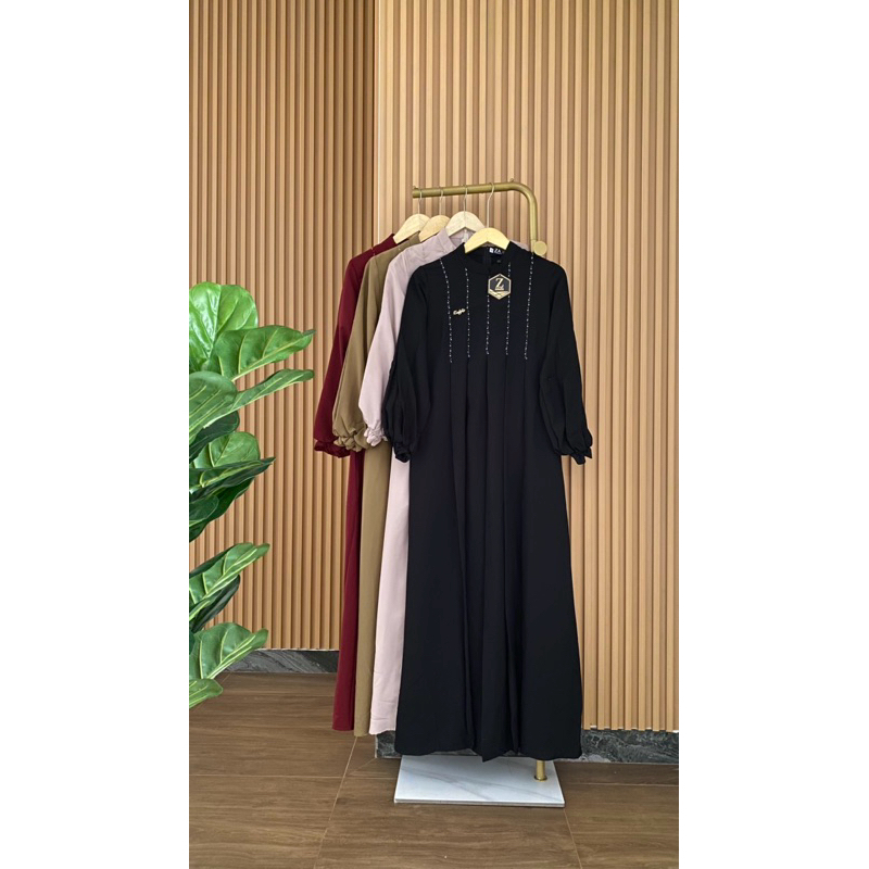 Ayundha dress/zalifa dress origina/dress lebaran/basic dress