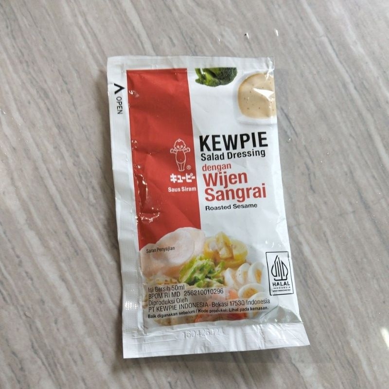 

Kewpie Salad Dressing dengan Wijen sangrai 50ml