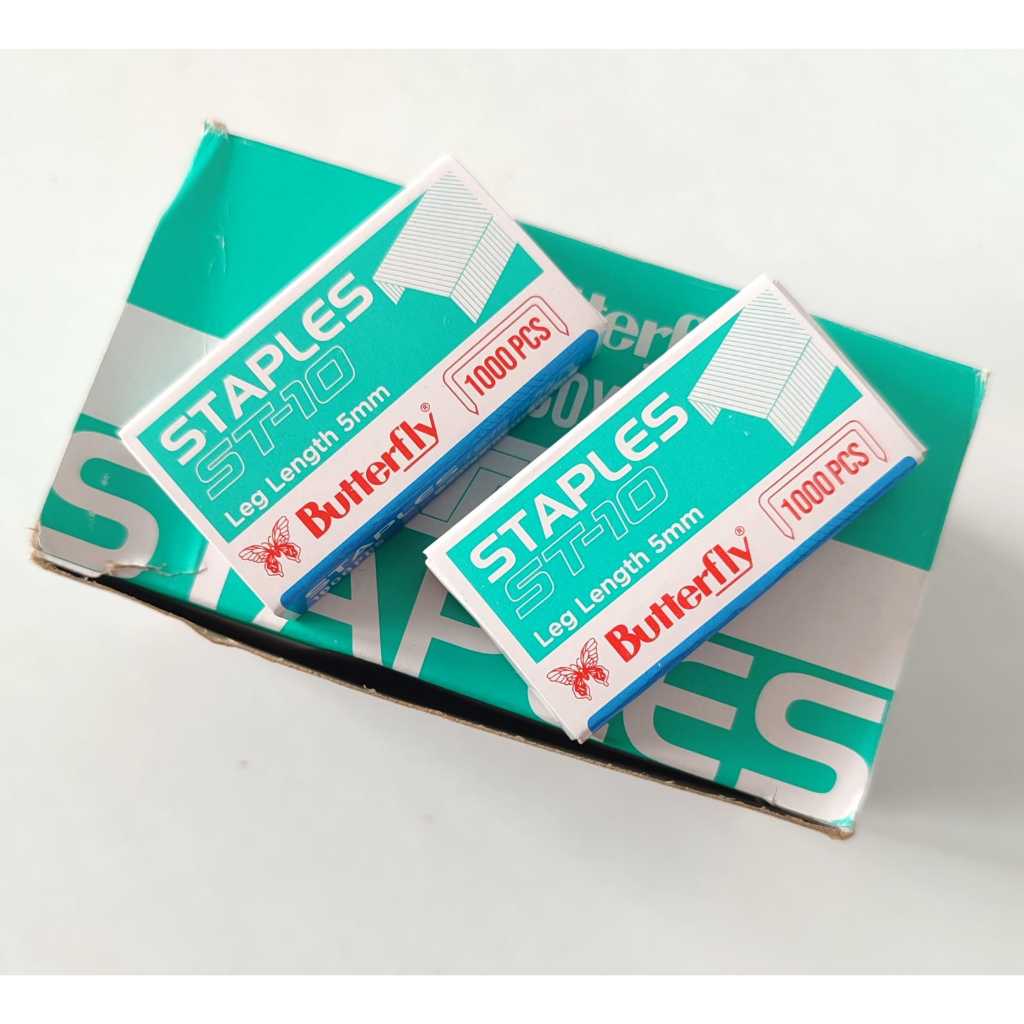 

Butterfly Staples ST-10 / Isi Stapler Kecil