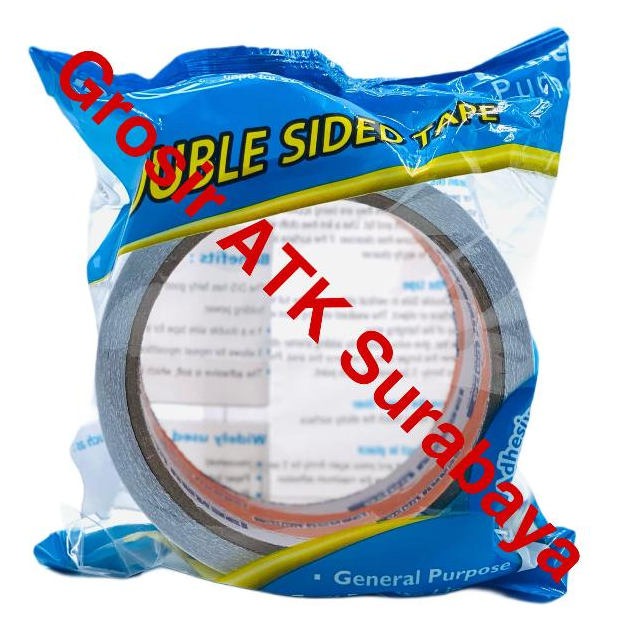 

DOUBLE TAPE BERRY 48 MM / Isolasi Selotip 2 Sisi Double Side Tape Berry 2" Inch 48 mm x 10 Yard