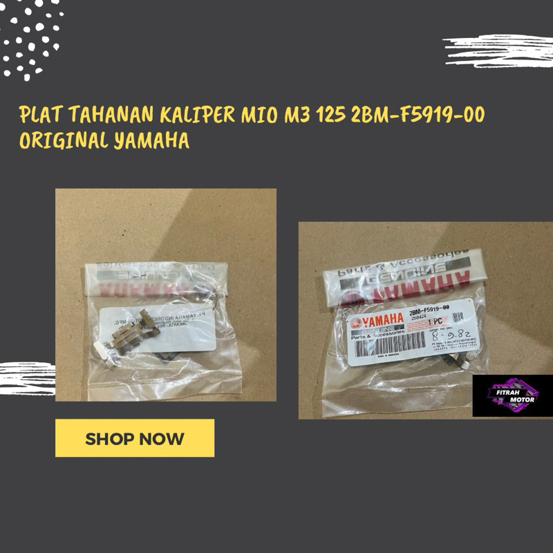 PLAT TAHANAN KALIPER MIO M3 125 2BM-F5919-00 ORIGINAL YAMAHA